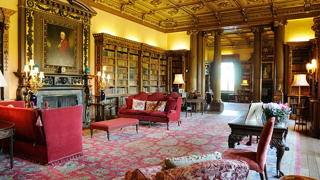 Downton Abbey library